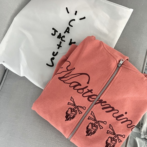 TRAVIS SCOTT X MASTERMIND ZIP-UP HOODIE - Picture 3 of 3